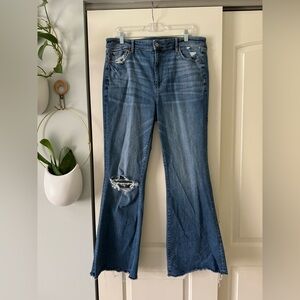 American Eagle flare jean, size 16 long